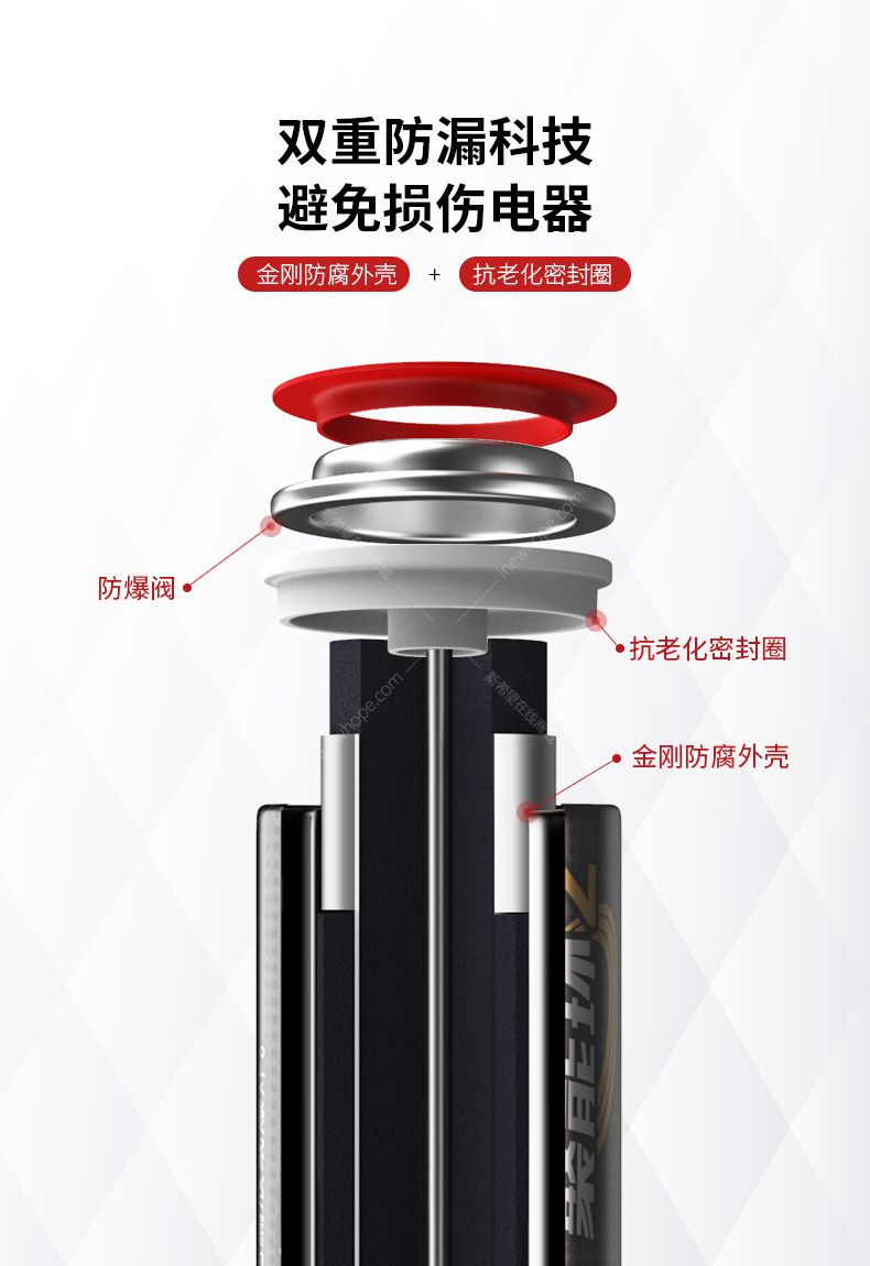 南孚5号碱性电池 4支/卡