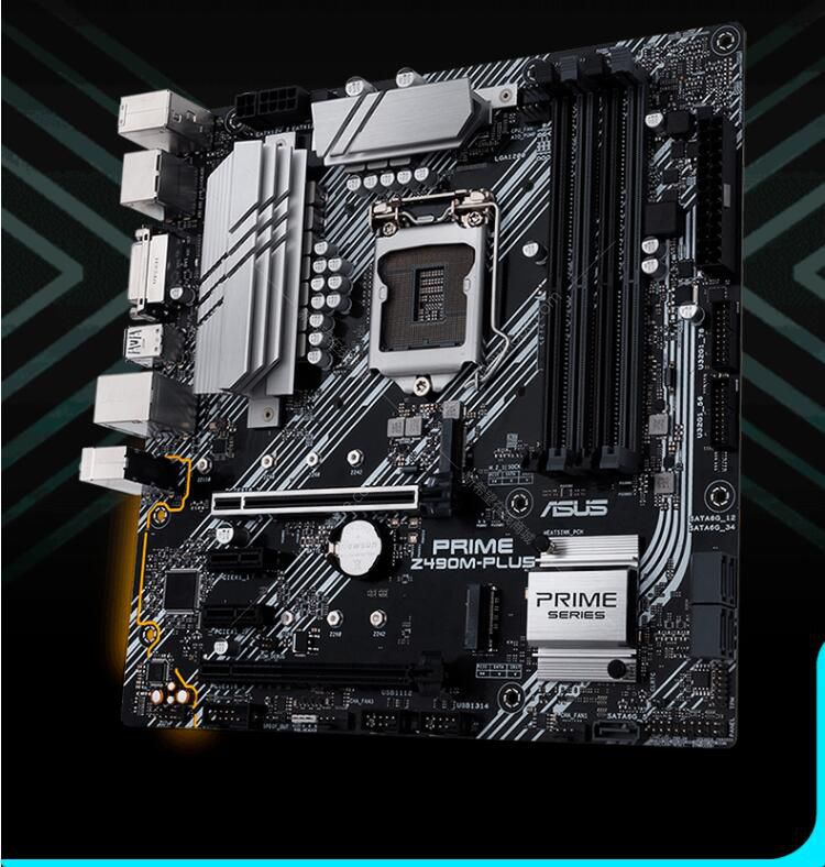 华硕asusprimez490mplus主板大师系列支持cpu10900k10700kintelz490lg