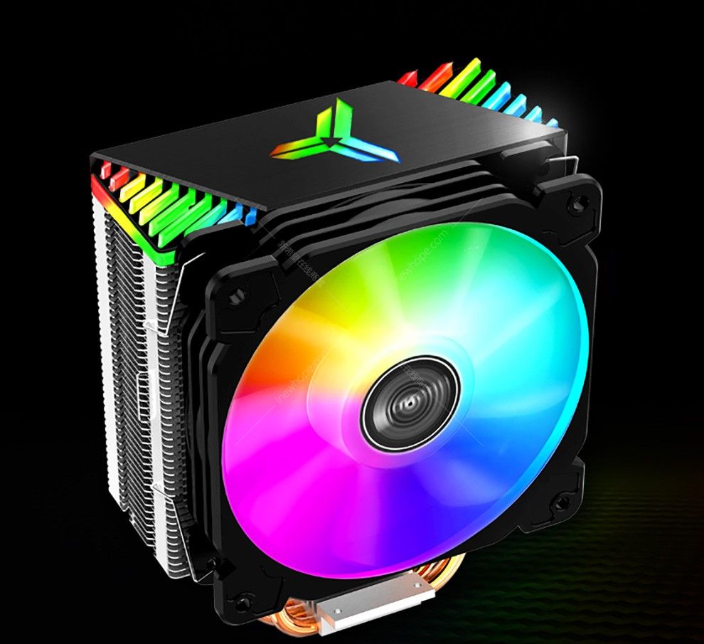 乔思伯 cr-1000gt 幻彩塔式风冷散热器 (主板5vargb同步/带控制器