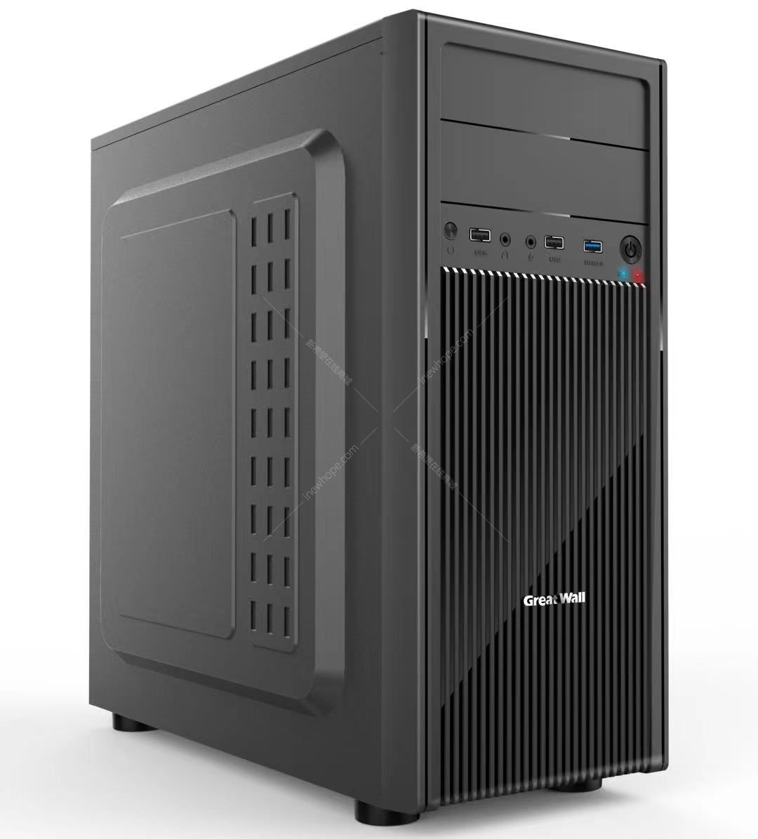 长城(greatwall) r-406 家用办公电脑机箱 黑色_机箱_台式机配件_电脑