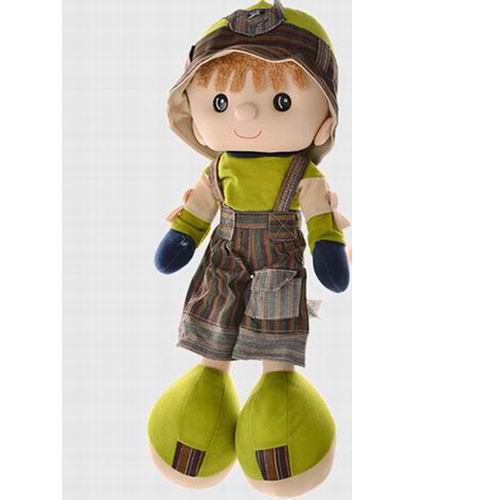 雅皮士 卡通毛绒玩具公仔布娃娃男孩布35cm