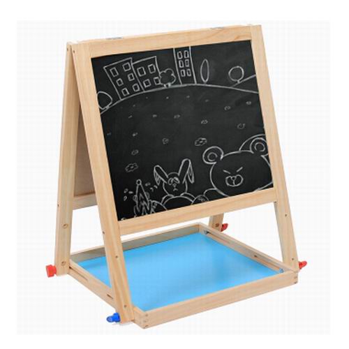 铭塔70196125cm可升降大画板磁性双面白板黑板画画板画架