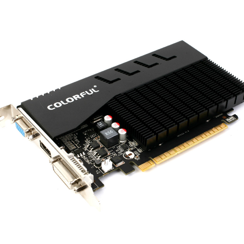 七彩虹(colorful) gt710冰暴鲨1gd3静音显卡