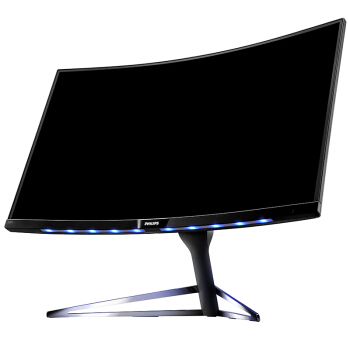 27英寸2k高清曲面144hz电竞 流光溢彩电脑液晶显示器 黑色