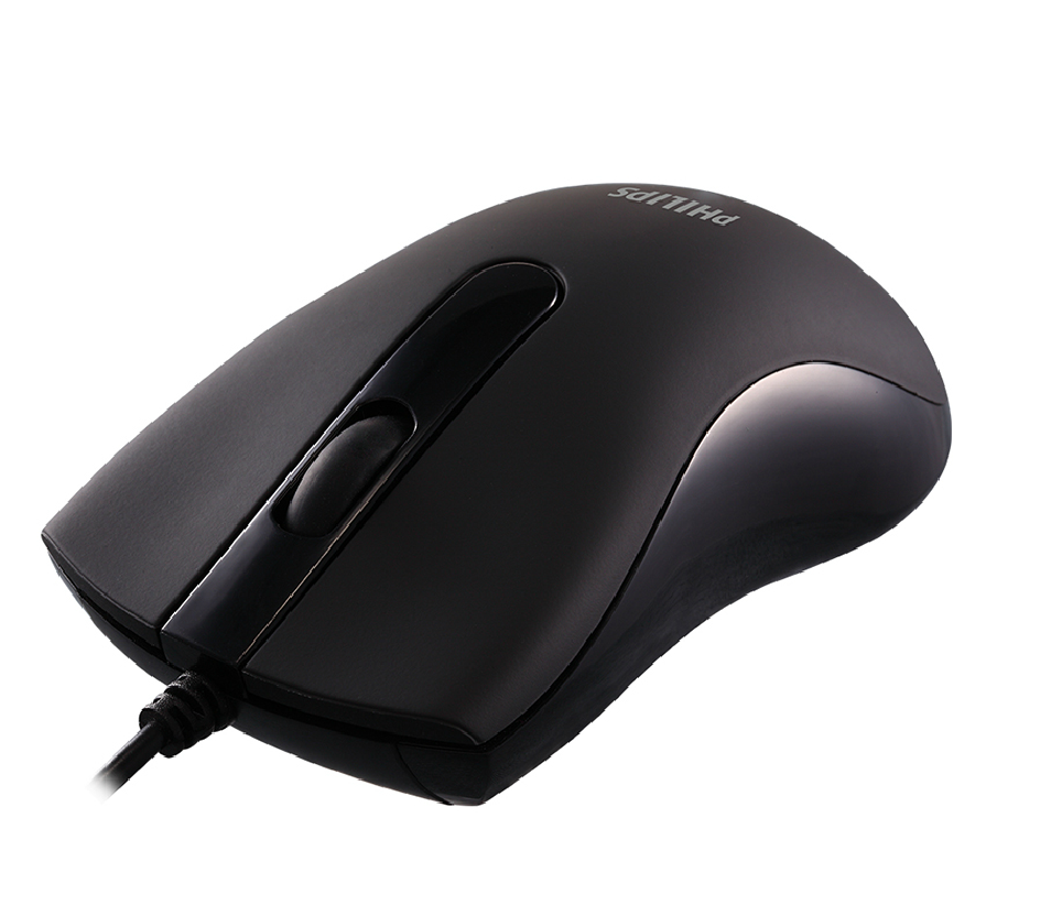 飞利浦philipsspk7101有线光学usb鼠标黑色