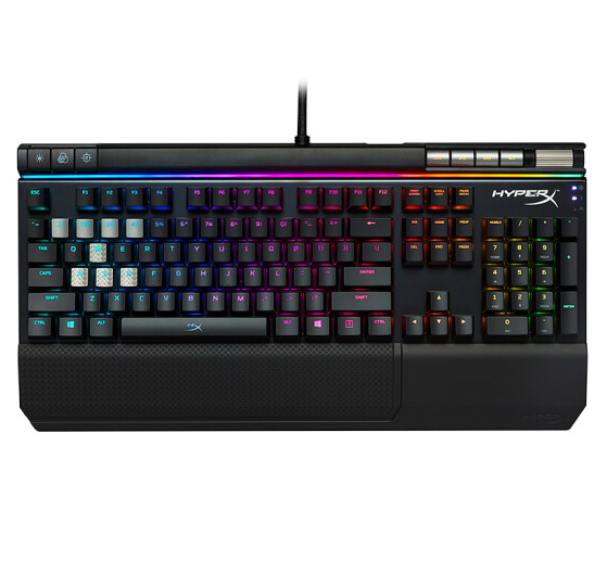 金士顿kingstonhyperx阿洛伊精英版rgb机械键盘