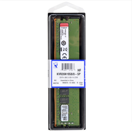 金士顿(kingston) ddr4 8gb 2666台式机内存