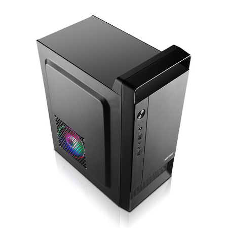 黑石塔扬天黑色手提电脑机箱