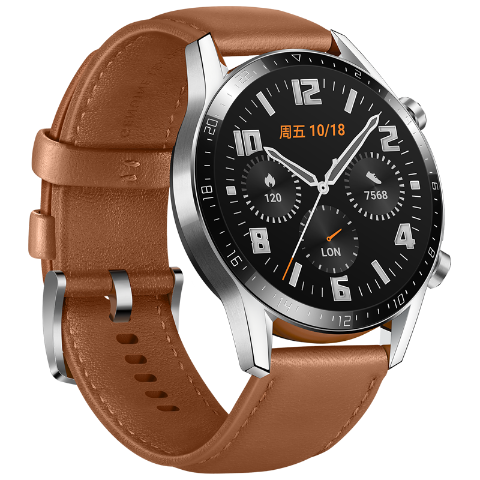 华为(huawei) watch gt 2 时尚款 砂砾棕(46mm)华为智能手表