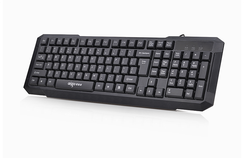 爱国者w920有线键盘黑色