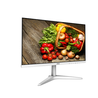 aoc(冠捷)24b1xh/ww 23.8英寸ips窄边框不闪屏液晶电脑屏幕 白色