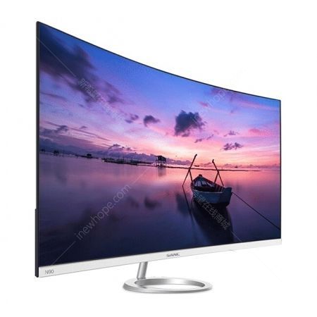 sancn90电竞显示器黑色32英寸ips无边框曲面vgahdmi
