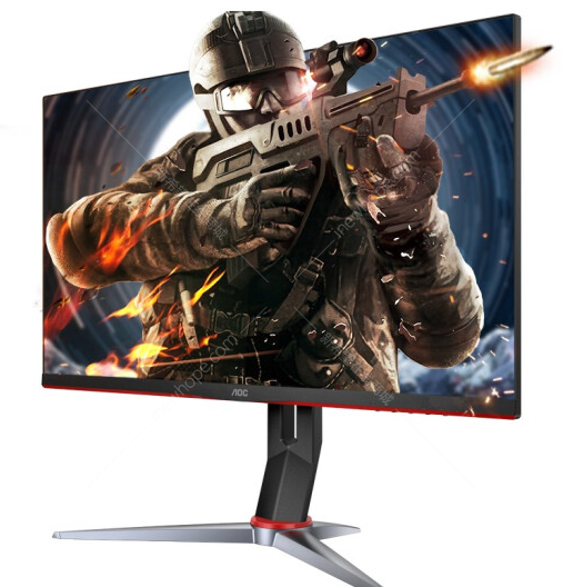 aoc 24g2 23.8英寸 显示器 旋转升降液晶 可壁挂