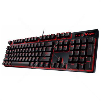 雷柏v580 光轴键盘 游戏机械键盘 背光 防水 有线