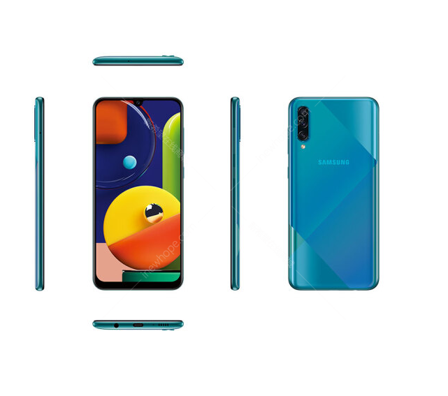 三星galaxy a50s(sm-a5070)绿 6gb 128gb 4800万后置三摄 光学屏下