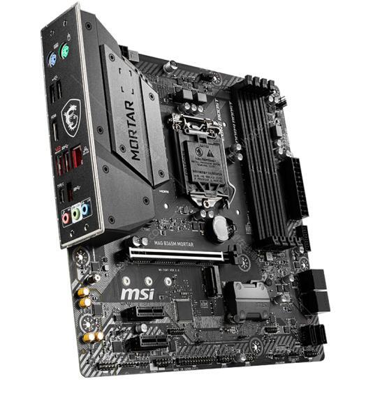 微星(msi) mag b365m mortar迫击炮 主板支持 9100f/9400f/9500/9700f