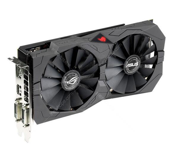 华硕rog-strix-rx580 2048sp-8g-gaming 8gd5 显卡 8g gddr5 256bit
