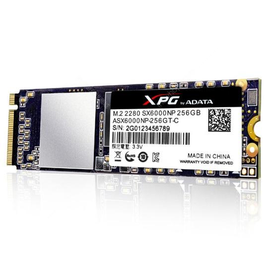 威刚sx6000lite系列256gm2接口nvmessd固态硬盘m2接口nvmessd固态硬盘