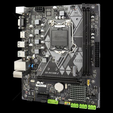 艾尔莎 h410m-e 主板 支持win7/win10_主板_台式机配件_电脑配件_新
