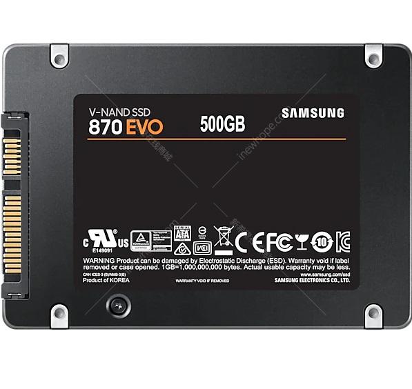 三星(samsung) 870evo系列 500gb 2.5英寸 sata3固态硬盘 彩盒