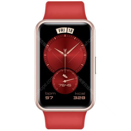 华为(huawei) watch fit 新年红 华为手表