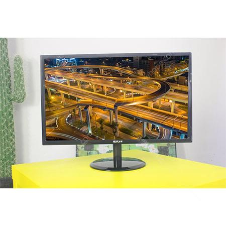 现代e窗 24寸 黑色显示器 vga接口 支持壁挂 分辨率是1920*1080_显示