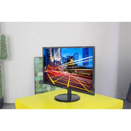 现代e窗 24寸 黑色显示器 vga接口 支持壁挂 分辨率是1920*1080_显示