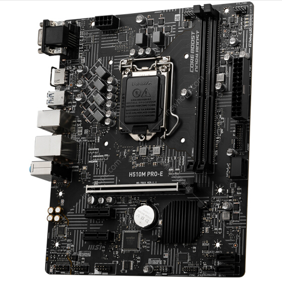 微星(msi)h510m pro-e电脑主板 支持cpu 10400f/11400f/11700(intel