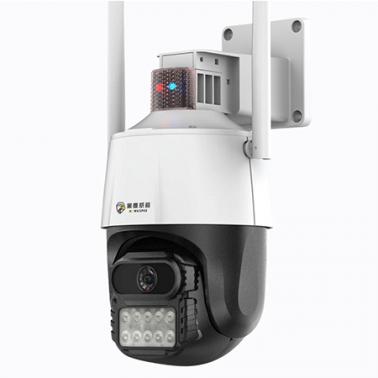 黑鹰威视p10400w4寸球机超清黑光全彩人形跟踪智能警戒