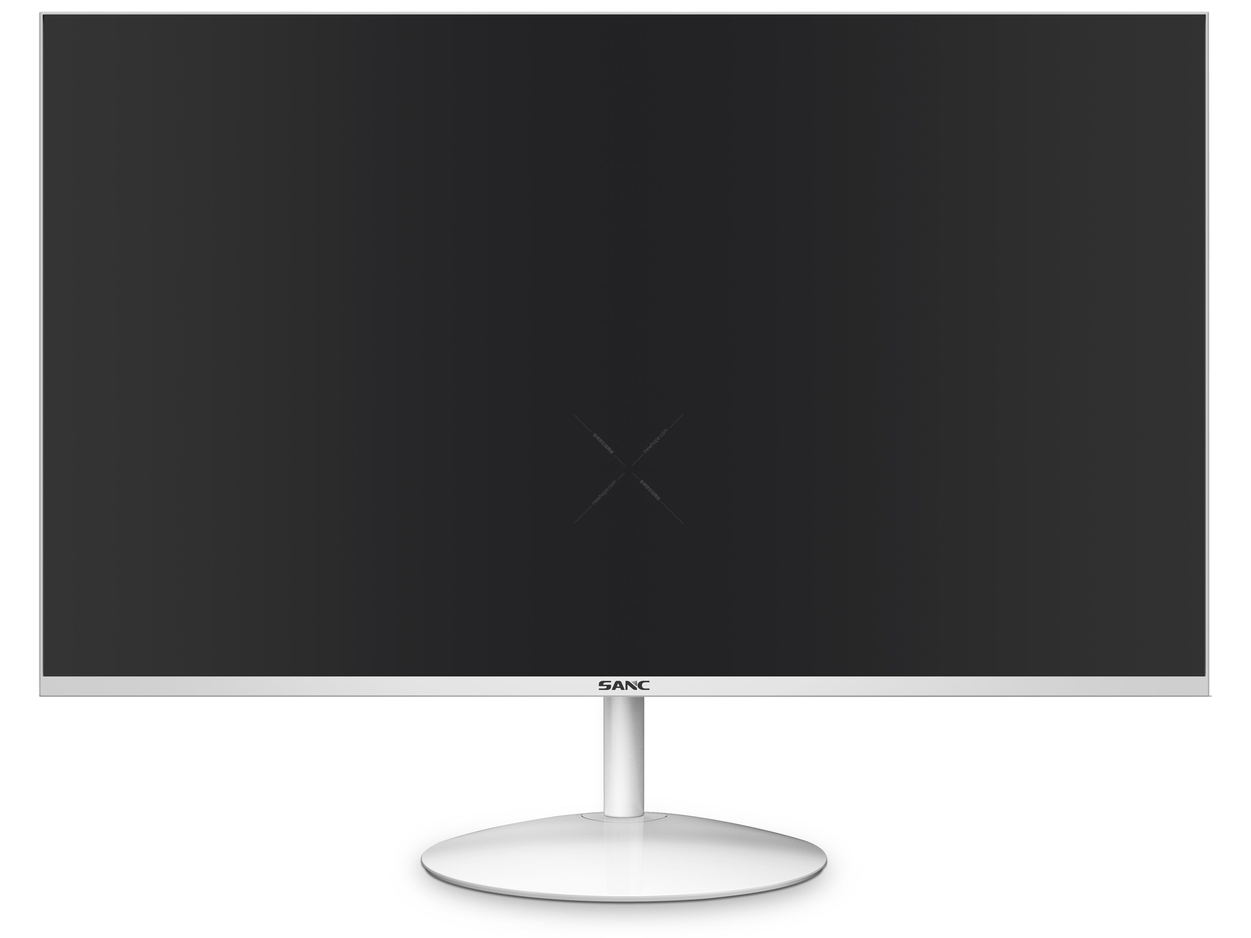 sancn500238英寸白色电脑显示器ips无边框vgahdmi