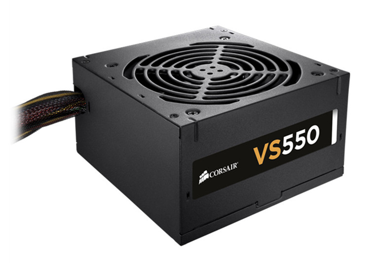 海盗船(corsair)额定550w vs系列 vs550 电源(12cm风扇/转换效率85%