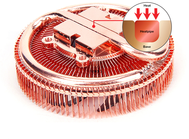 扎曼(zalman) cnps-2x cpu多平臺散熱器 全銅熱管