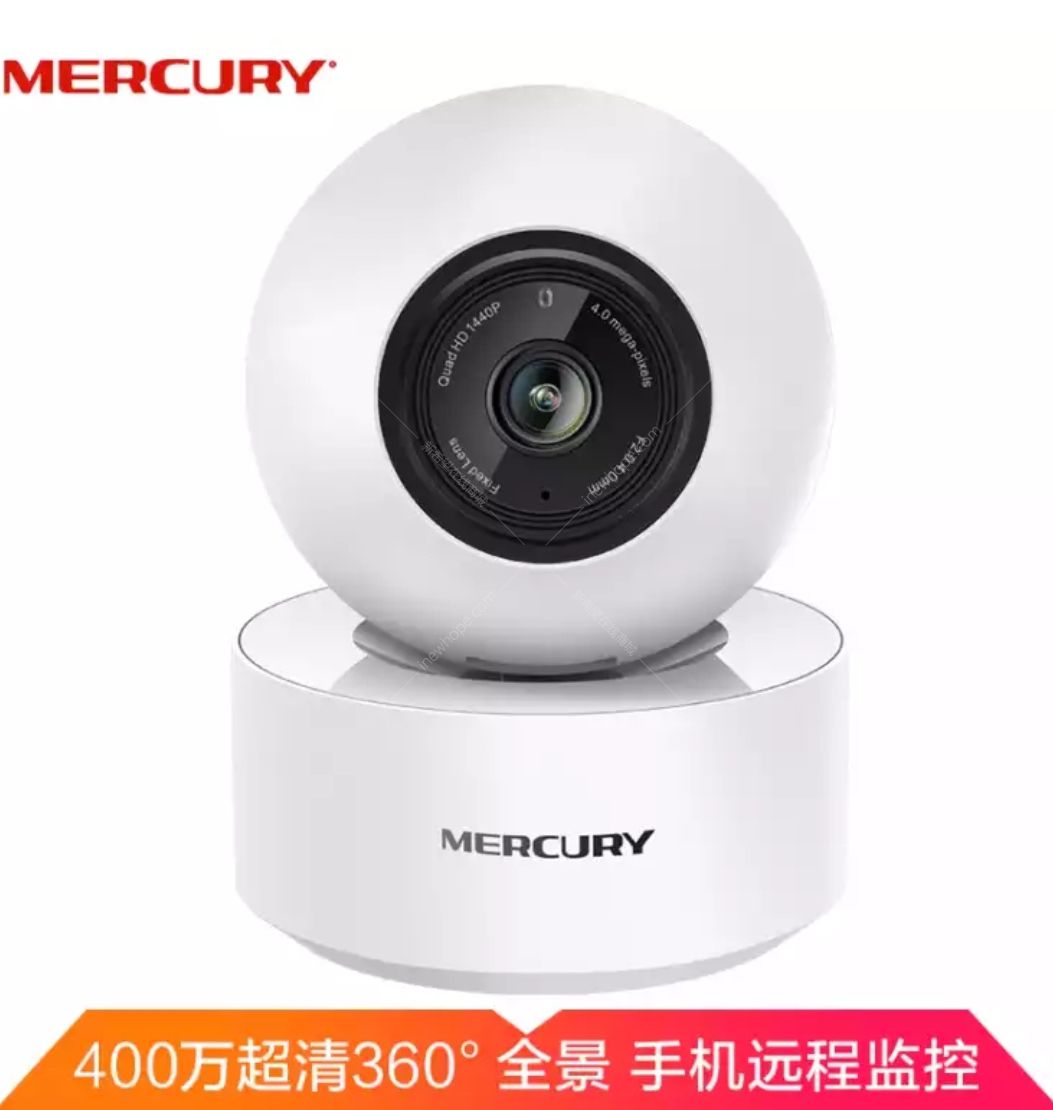 水星mipc451-4 无线监控摄像头 400万高清云台家用智能网络家庭安防